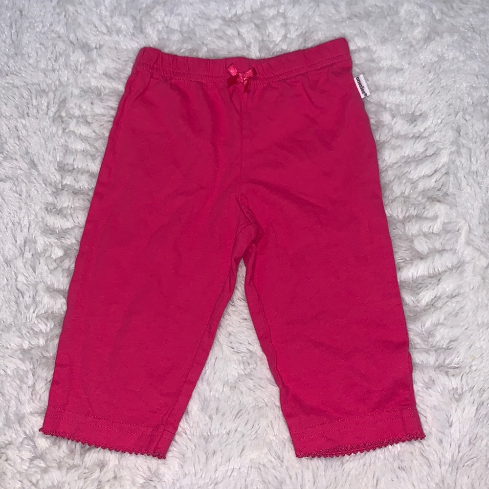 (3 for $10) onesies 3-6 month basic Pink pants baby girl clothing